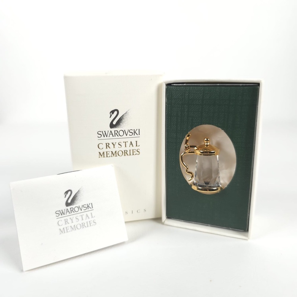 SWAROVSKI CRYSTAL MEMORIES CLASSICS Austria🇦🇹Made Beer Mug Figurine - Picture 9 of 11